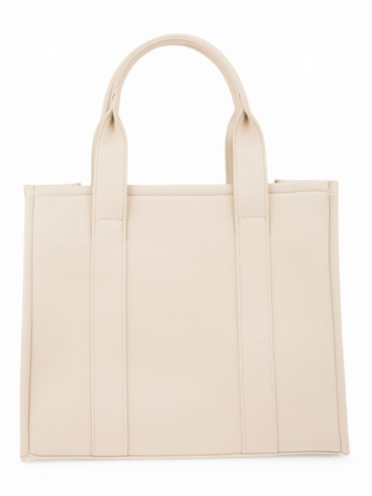 Damentasche Schulter Beige