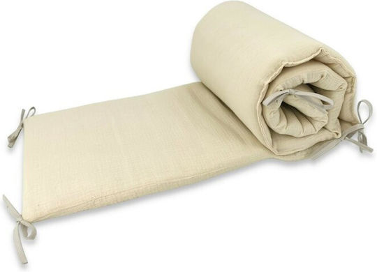 Qmini Gitterbettumrandungen Klassische Innen Warmes Beige 30x180cm