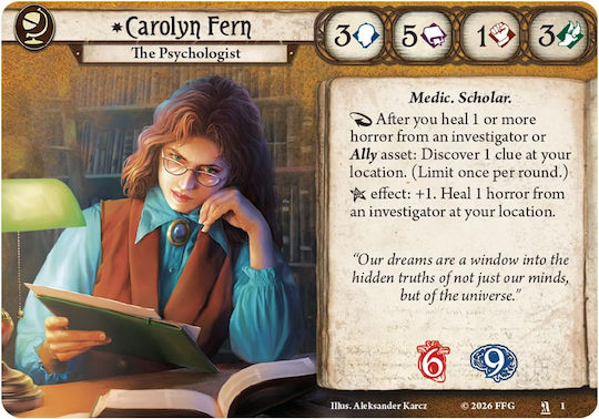Arkham Horror Card Game – Carolyn Fern Investigator Deck