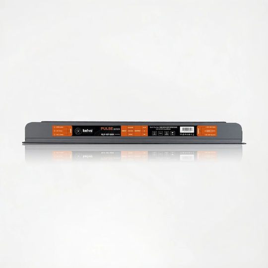 Kelvo Pulse Klv-107-0001 Ultra Slim Τροφοδοτικό Μετασχηματιστής Class I Pelv 48w 2a Ac 220-240v Dc 24v Ip20 Γκρι Ανθρακί Ματ Μ20.1 X Π1.9 X Υ2cm 5 Χρόνια Εγγύηση