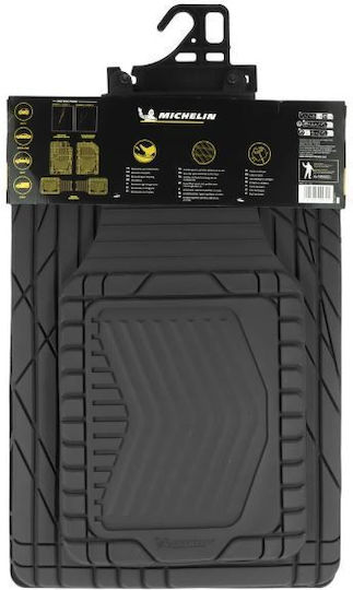 Michelin Set Față Spate Covoare Auto Universal 4 Bucăți Cauciuc Negre 009072