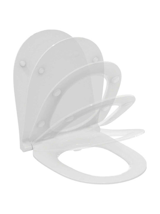 Ideal Standard I.life Καπάκι Λεκάνης Slim Soft Close Πλαστικό Λευκό