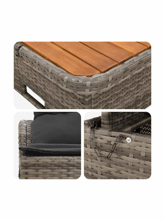 Set Cameră De Zi Pentru Exterior 2 Piese Rata Cu Perne