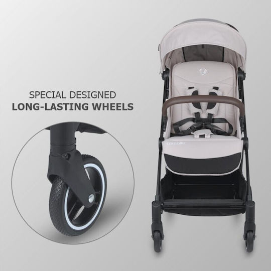 Coccolle Melia Καρότσι Μωρού Kατάλληλο για Nεογέννητο Pearl Mist 6.7kg