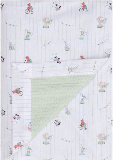 Summer Baby Cot Blanket Stylish Gonzo Double-Sided Waffle Cotton Kentia 100x140 1 Piece