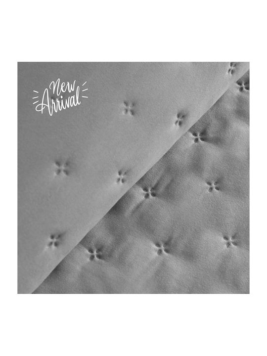 Isadore Lorraine Single Gray Light Coverlet 160x240cm