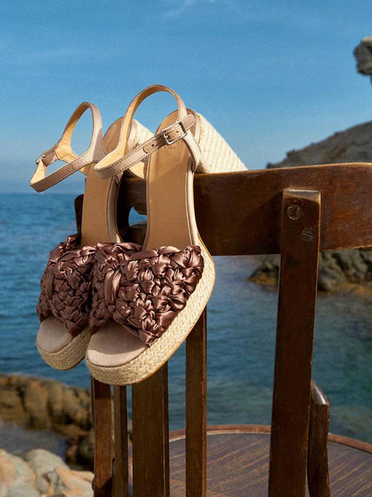 Yfasmátina Damen Sandalen Beige
