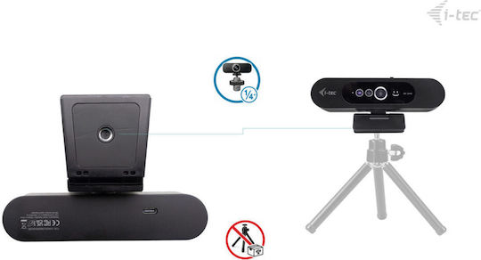 i-tec Solomon 2K W200 Webkamera mit Privacy Cap