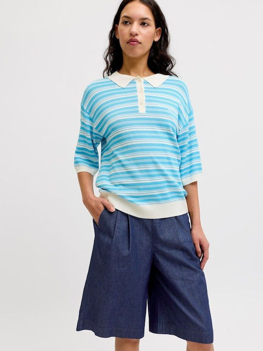 Damen Bermudas Blau