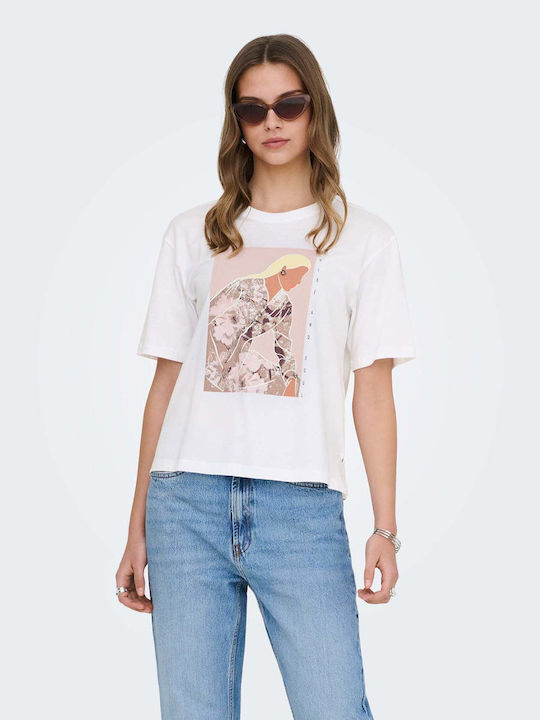 Damen T-shirt Helles Weiß Susan Pulse