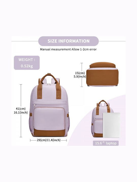 Miss Lulu Backpack Μωβ