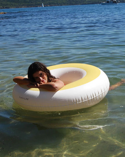 Sunnylife Tube Pool Ring Butter Yellow 9339296072028