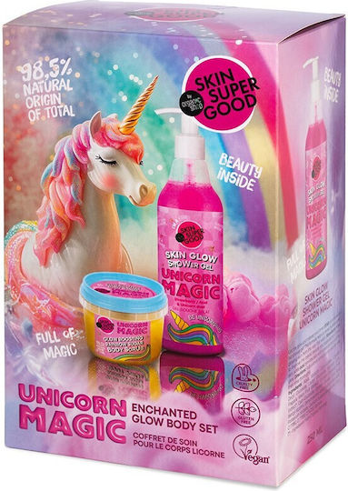 Natura Siberica Unicorn Magic Skin Care Set for Body Cleaning & Brightening 2 Pieces