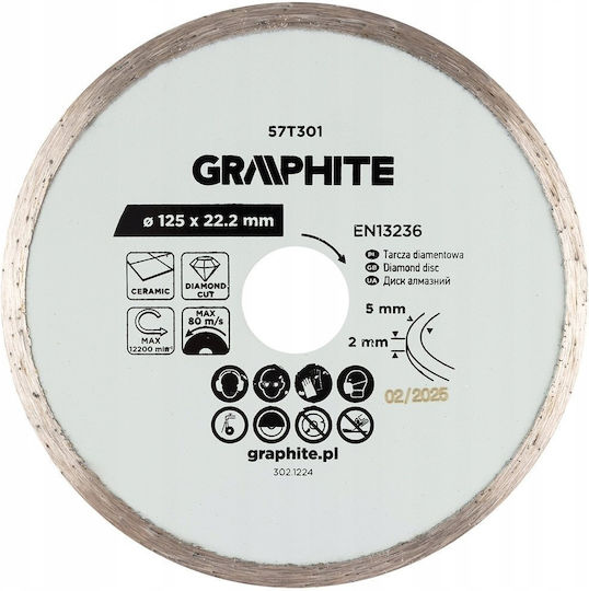 Graphite Bahco Schleifscheiben Für Baumaterialien 125mm