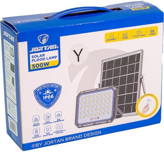 Jortan Zy500w Solar Street Flood Light 500w White Lighting 6500k Ip66