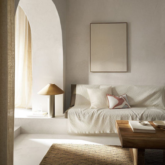 Gofis Home Francis Ριχτάρι Πολυθρόνας Ζακάρ 180x175εκ. Ecru
