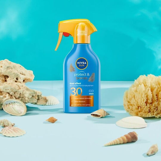 Nivea Protect & Bronze Sunscreen Spray Spf 30 270 Ml