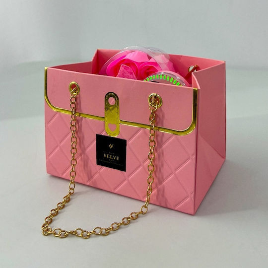 Set Îngrijire Beauty Pink Deluxe Makeup Kit Shimmering Pigment Glitter Lip Gloss Heart Soap Roses Broșă Mărțișor