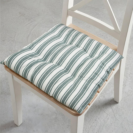 Lino Home Възглавница за стол за градина Nubbie Зелена 40x40см