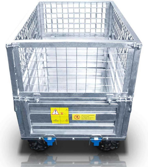 Remorcă Tractor Basculantă Mecanică 600kg Galvanizată Parapete Mt600-m
