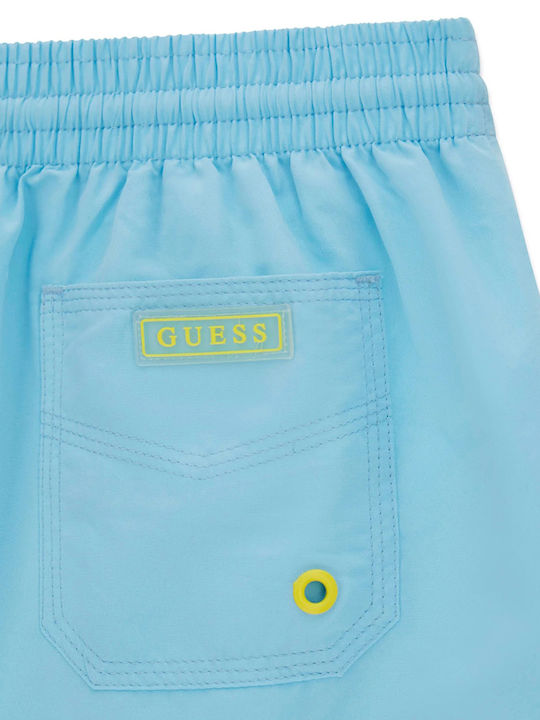 Guess Kids Swimwear Swim Shorts Fb3v/azure Fluo