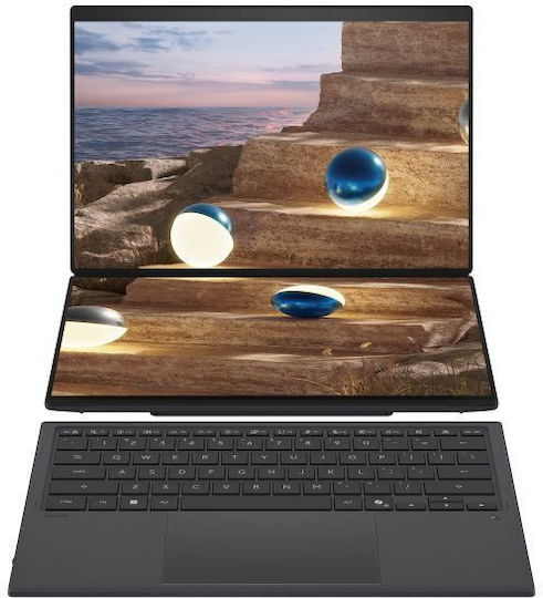Asus ZenBook Duo UX8407AA-OLED-SN109X 14" OLED Touchscreen 144Hz (Ultra X9-388H/32GB/2TB SSD/W11 Pro) Moher Gray (GR Keyboard)
