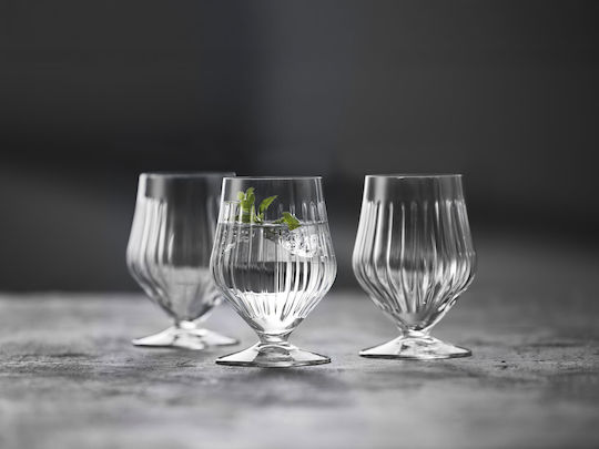 Lyngby Glas Set Brillen Wasser Kristall 400ml 4 Stück