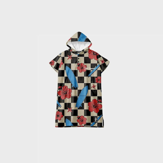 Bee. Unusual. Checkered Reef Kinder Strandponcho
