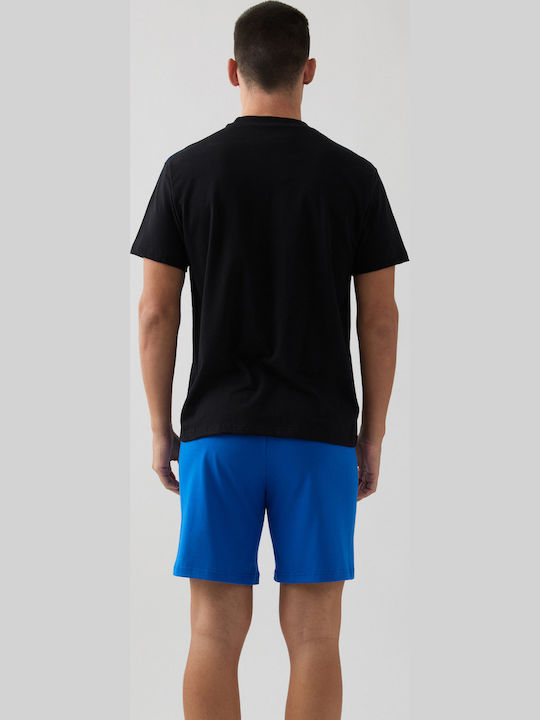 Minerva Vibes Summer Men's Cotton Blue Pyjama