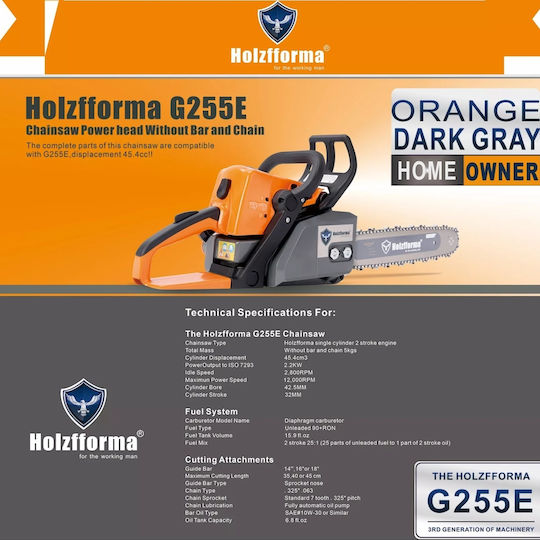 Holzfforma G255e Kettensäge Einfacher Start