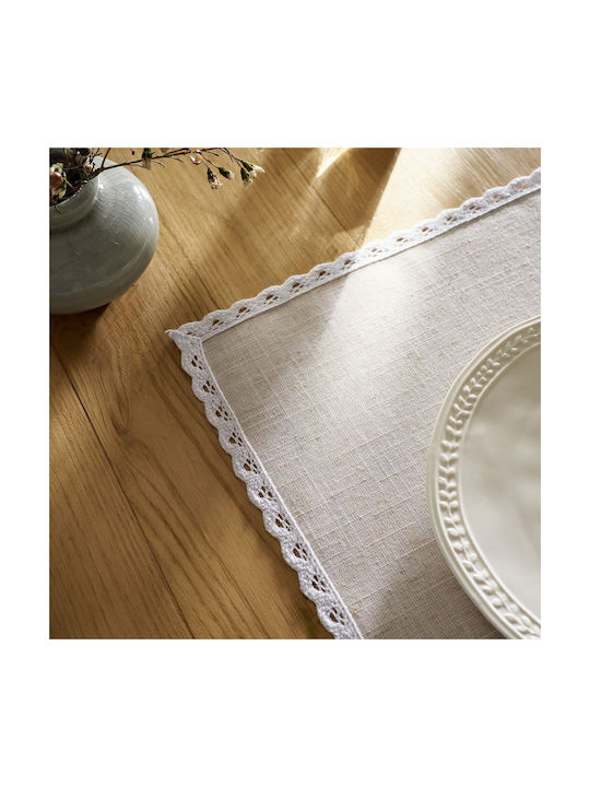 Gofis Home Stoff Tischsets Beige 45x30cm