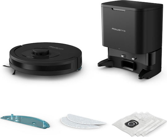 Rowenta X-Plorer Serie 85+ Σκούπα Ρομπότ με Χαρτογράφηση Laser & Απορρόφηση 6000Pa Μαύρη