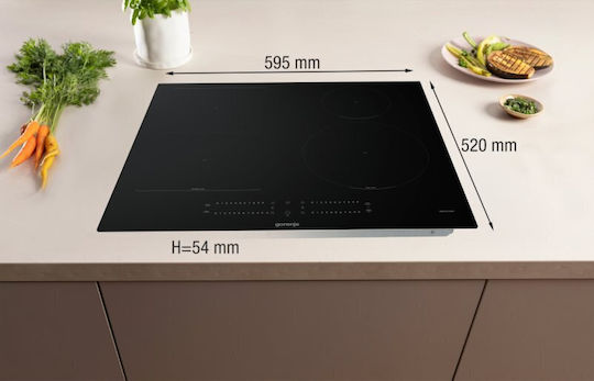 Gorenje Επαγωγική Εστία Αυτόνομη με Λειτουργία Κλειδώματος 59.5x52εκ.