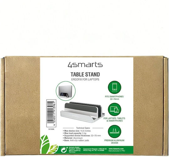 4Smarts ErgoFix Laptop Stand Silver