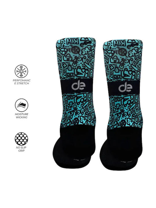 Desocks Laufende Sportsocken Schwarze 1 Paar