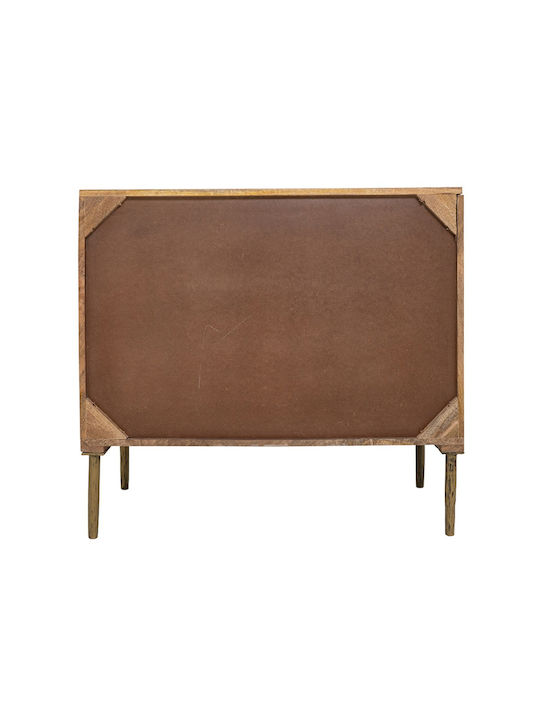 Sideboard Siena From Solid Wood Brown 83.8x40.6x76.2cm
