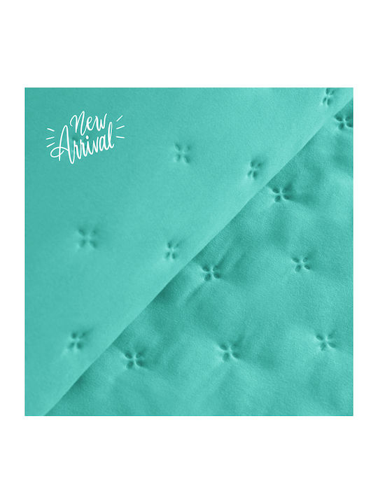 Isadore Lorraine Extra Single Coverlet Green 160x240cm