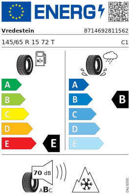 Vredestein Quatrac 145/65 R15 TL 72T VR Quatrac