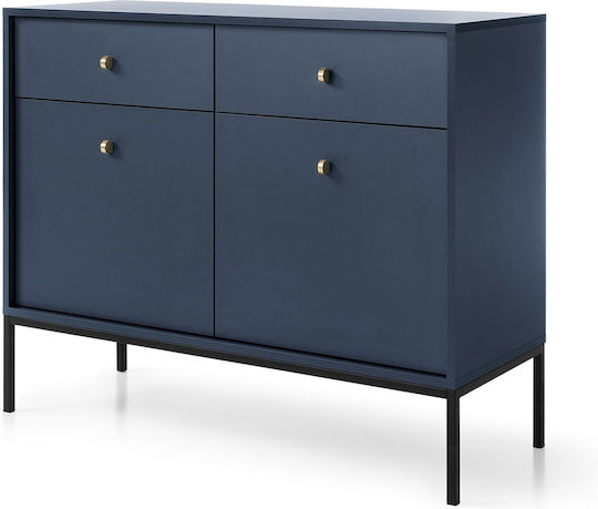 Μπουφές Mono από Μέταλλο με Συρτάρια Μπλε 103.5x83.2x39cm Μπουφές Mono από Μέταλλο με Συρτάρια Μπλε 103.5x83.2x39cm