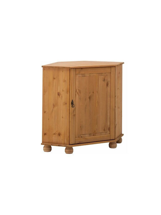 Sideboard Nolcore 105 made of Solid Wood & Metal Open Café 50x33x78cm