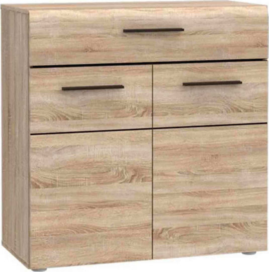 Μπουφές Solo Ξύλινος με Συρτάρια Sonoma 80x34x82cm Μπουφές Solo Ξύλινος με Συρτάρια Sonoma 80x34x82cm