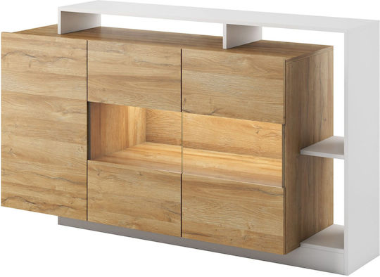 Μπουφές Ξύλινος Καρυδί / Λευκό 155x44x93.5cm Μπουφές Ξύλινος Καρυδί / Λευκό 155x44x93.5cm