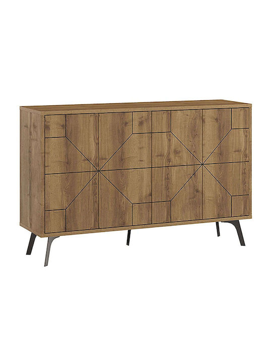 Буфет Giacomo Дървен Светлокафяв 123x35x77.4см