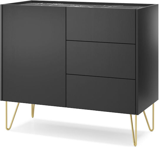 Μπουφές Harmony Ξύλινος με Συρτάρια 97x37x83cm Μπουφές Harmony Ξύλινος με Συρτάρια 97x37x83cm