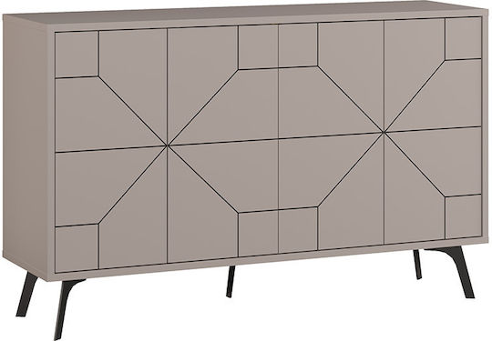 Giacomo Sideboard Wooden Open Mocha 123x35x77.4cm