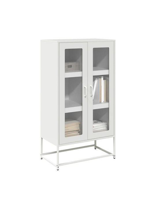 Sideboard made of Metal White 68x39x123cm