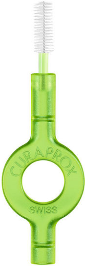 Curaprox CPS 011 Prime Start Handle with Spare Parts for Interdental Brushes 1.1mm in Green 1 Piece