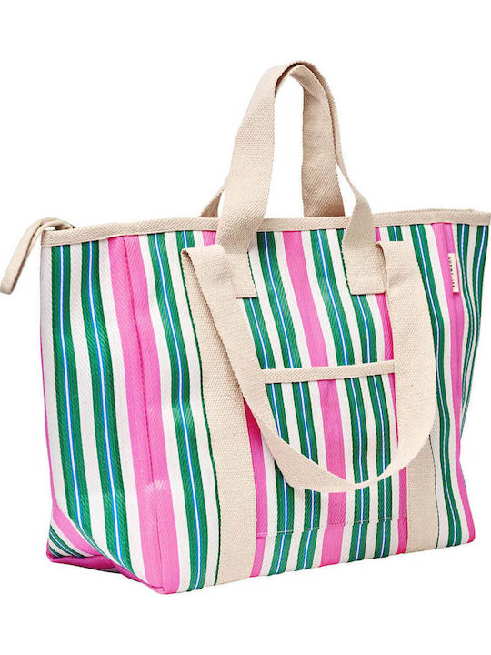 Sunnylife Wicker Beach Bag Multicolour