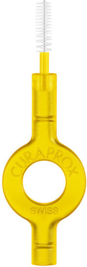 Curaprox CPS 09 Prime Start Spare Parts for Interdental Brushes with Handle 0.9mm Yellow 5 Pieces