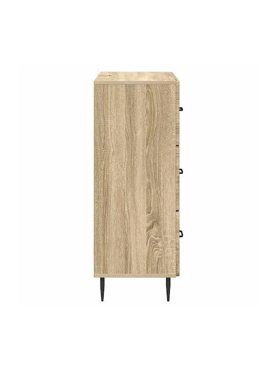 Wooden Brown Bedroom Chest of Drawers 66x34.5x89.5 cm